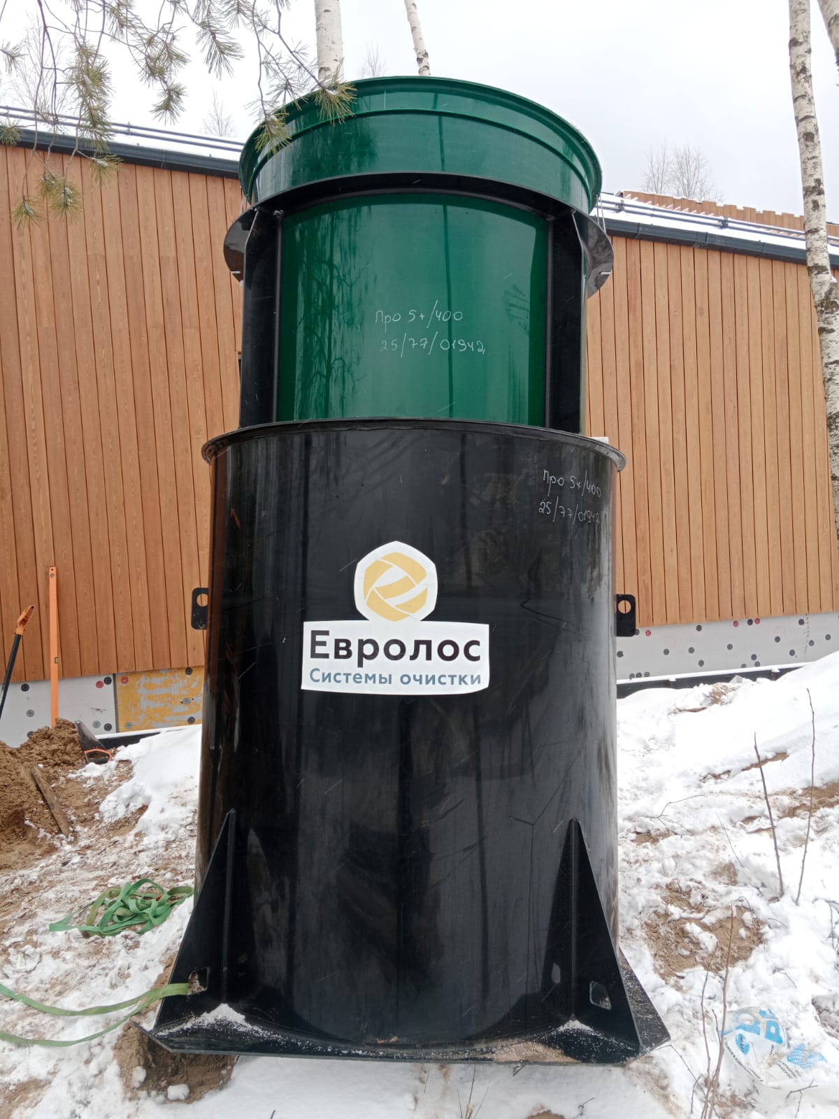 КП Волжский Берег. Септик Евролос ПРО 5+ Ув. Горловина